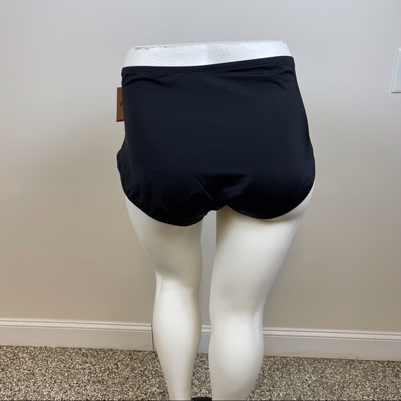 NEW EVRI Plus Size High Waisted Bathing Suit Bottoms - Picture 5 of 5